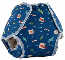 Popolini Kombolone Windelset bei Inkontinenz 2-teilig Blue Planes