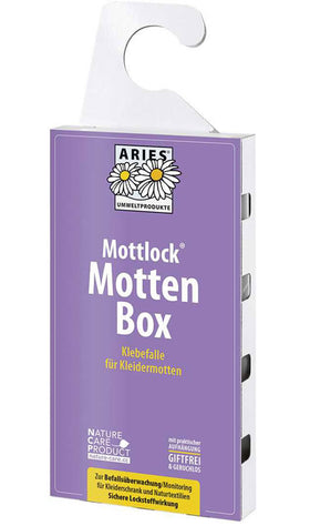 Mottlock Mottenbox Klebefalle für Kleidermotten