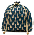 Wiederverwendbare Geschenkbeutel mit Kordelzug Weihnachtsserie Large-5