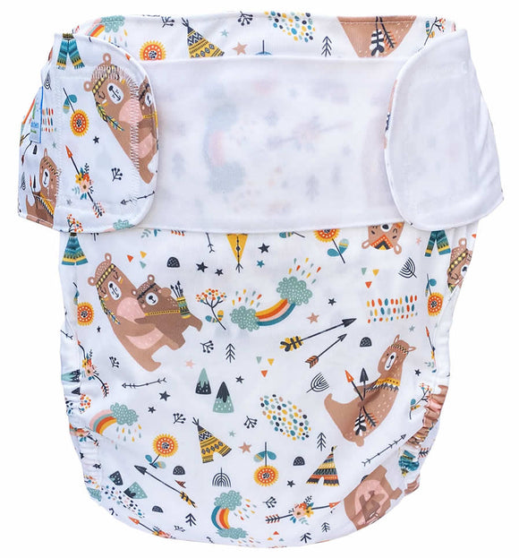 Blümchen 2in1 Inkontinenzhose für Erwachsene