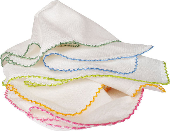 Blümchen große Taschentücher Bio-BW BUNT 5er-Set