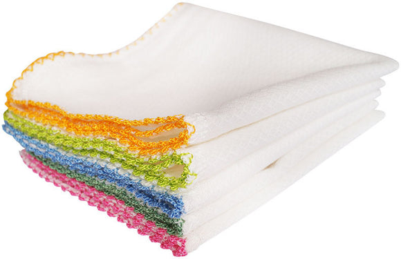 Blümchen große Taschentücher Bio-BW BUNT 5er-Set