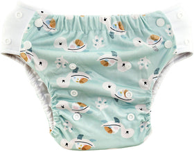 Blümchen Pull-Up Pant Onesize Schwimmwindel + Trainer