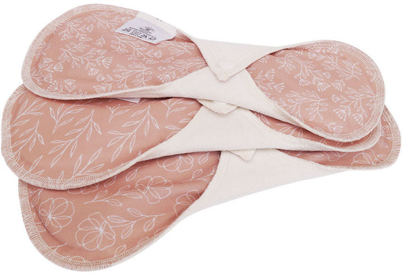 Blümchen Slipeinlage Gr. S Floral Rosenholz BIO-BW 3er-Set