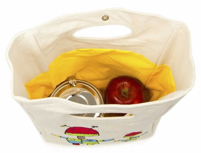 Fluf Zipper Lunchbag mit Reißverschluss Bio-BW - 0