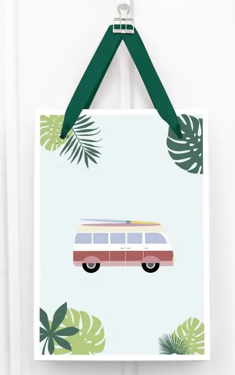 Geschenktüte mit Satinband 16 x 23 cm