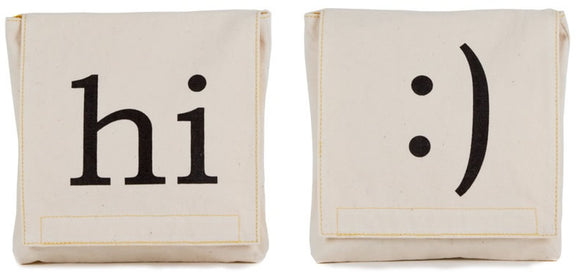 Fluf Snack Pack Sandwichhülle Bio-BW 2er-Set HI