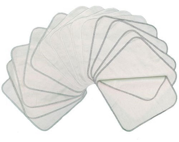 Avo&Cado Waschlappen Flanell Bio-BW 15er-Set