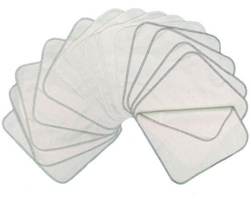 Avo&Cado Waschlappen Flanell Bio-BW 15er-Set