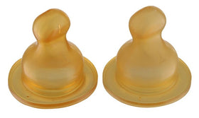 Hevea Trinksauger für Babyfläschchen Naturkautschuk 2er-Set