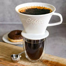 Creano Porzellan Kaffeefilter für Filter Größe 4 (klein)-2