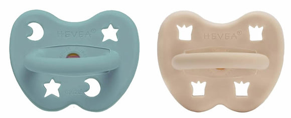 Hevea Schnuller anatomisch ab 3 Monate 2er-Pack