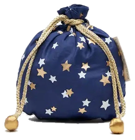 Wiederverwendbare Geschenkbeutel mit Kordelzug Weihnachtsserie Small