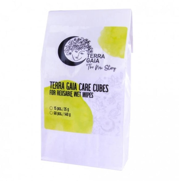 Terra Gaia Care Cubes Pflegewürfel für wiederverwendbare Feuchttücher