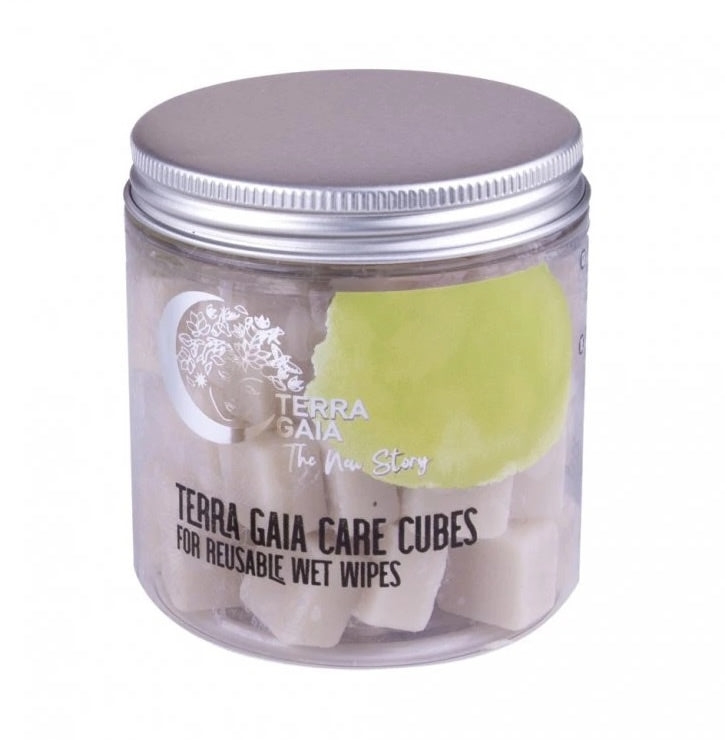 Terra Gaia Care Cubes Pflegewürfel für wiederverwendbare Feuchttücher