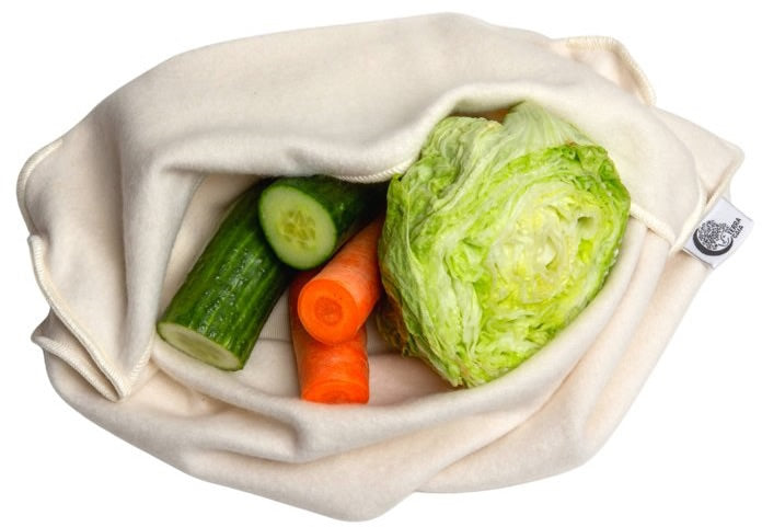 Terra Gaia Wet-Wet Veggie Bag Gemüseverpackung Bio-Baumwolle - 0