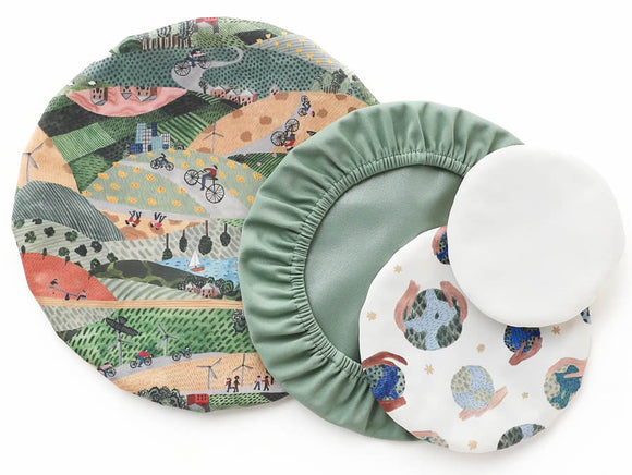 esembly Schüsselhüllen für die Aufbewahrung von Lebensmitteln 4er-Set