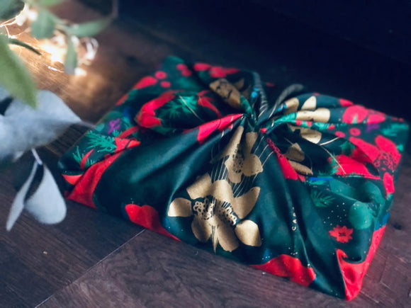 Furoshiki Tuch Cadeau Der Hirsch sieht sich selbst 55x55 cm