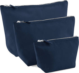 Kosmetiktasche Navy mit Reißverschluss