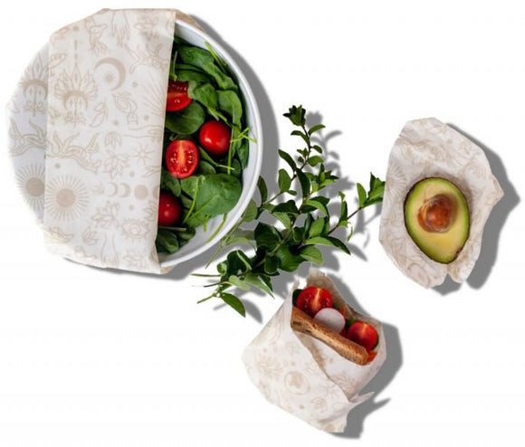 Terra Gaia Vee´s Wraps Vegane Wachstücher MIX-Set 3 Stück