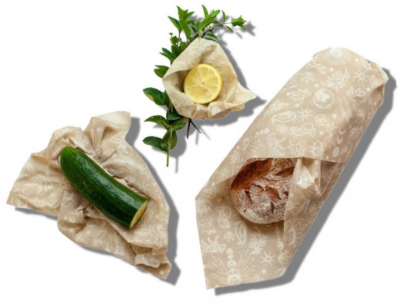 Terra Gaia Vee´s Wraps Vegane Wachstücher MIX-Set 3 Stück