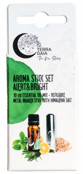 Terra Gaia Aroma-Stick Set Alert & Bright