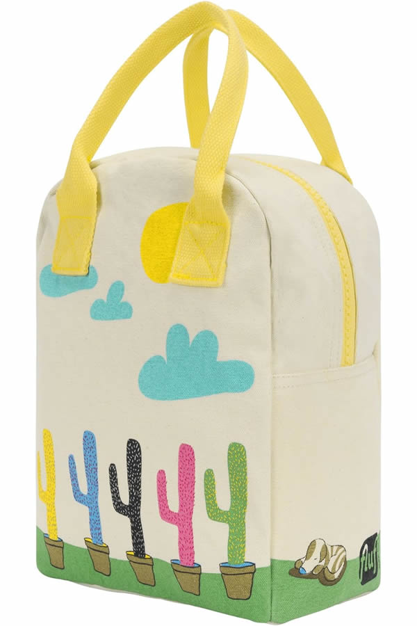 Fluf Zipper Lunchbag mit Reißverschluss Bio-BW