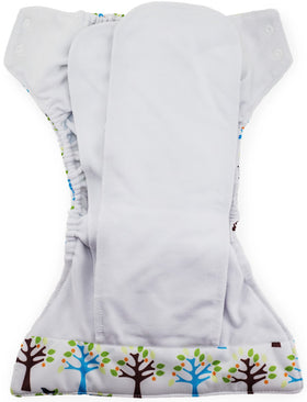 Thirsties Natural All-in-One-Windel SNAP - 0