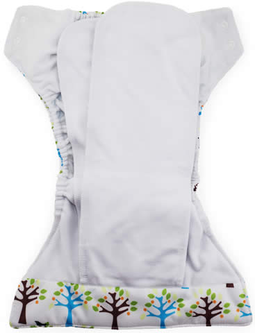 Thirsties Natural All-in-One-Windel KLETT - 0