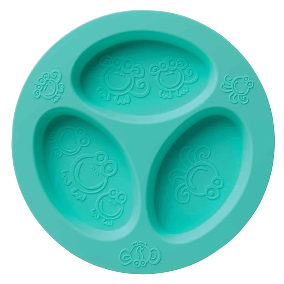 oogaa Silkon Kinderteller geteilt