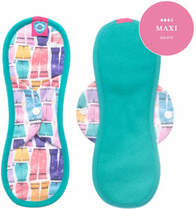 TotsBots Bloom Menstruationsbinde MAXI Grün