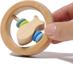 Grimms Holzgreifling Rasselfisch Zeppo - 0