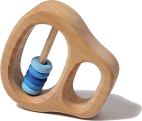 Grimms Holzgreifling & Rassel Klipp Klapp Blau