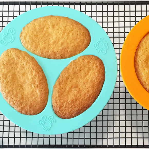 oogaa Silkon Kinderteller geteilt