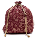 Wiederverwendbare Geschenkbeutel mit Kordelzug Weihnachtsserie Large-8