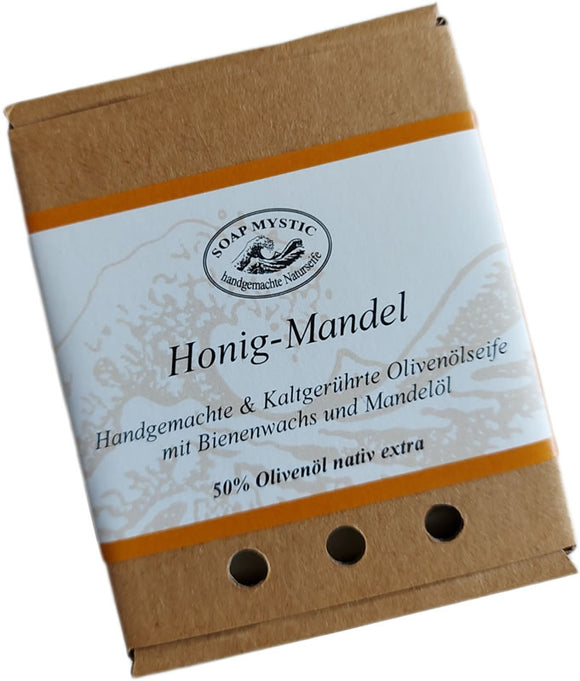 Bio-Olivenölseife Honig-Mandel 100 g