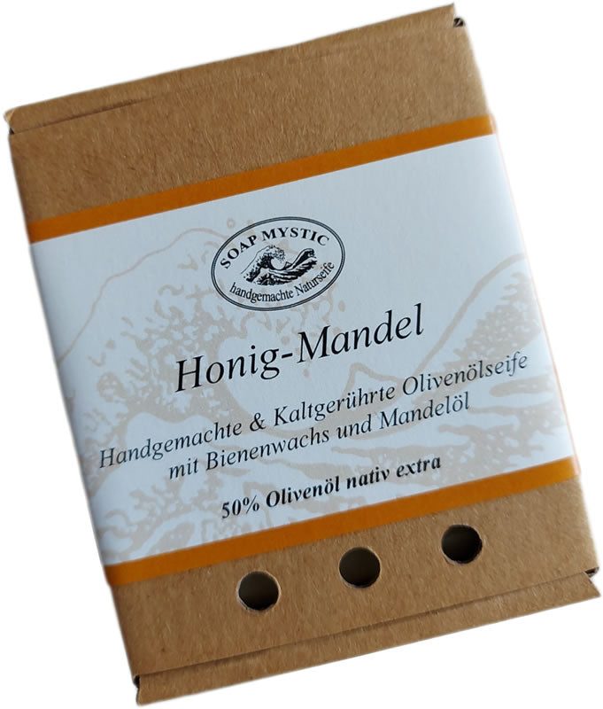 Bio-Olivenölseife Honig-Mandel 100 g