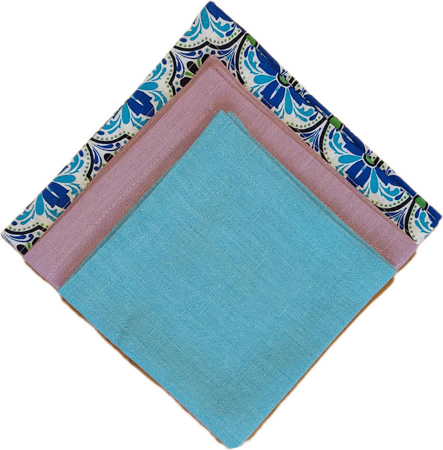 Feine Lebensart Leinen-Serviette 33 x 33 cm