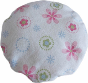 Wärmekissen rund Blume Rose-Creme inkl. Kissenhülle