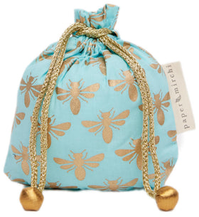 Wiederverwendbare Geschenkbeutel mit Kordelzug Small - 0