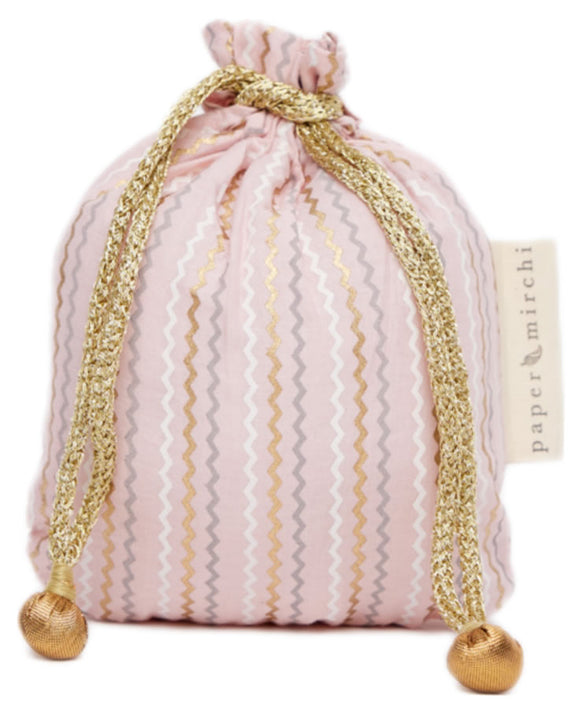 Wiederverwendbare Geschenkbeutel mit Kordelzug Small