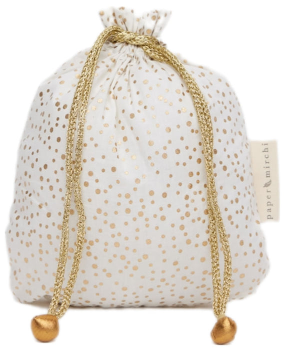 Wiederverwendbare Geschenkbeutel mit Kordelzug Medium