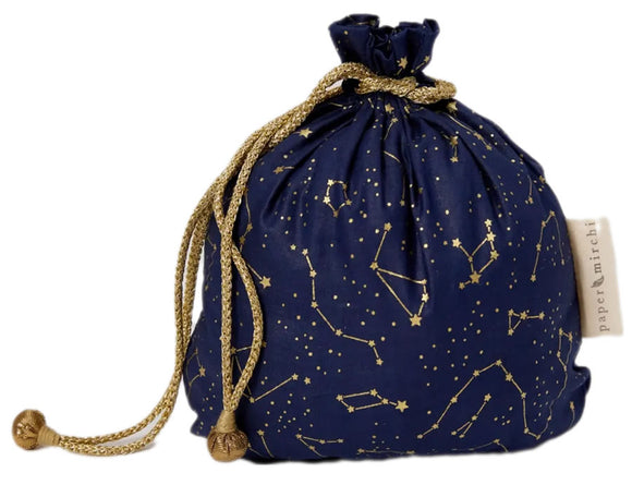 Wiederverwendbare Geschenkbeutel mit Kordelzug Medium