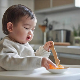 bambu kid`s Spork Gabel+Löffel in Einem Besteck aus Bambus - 0