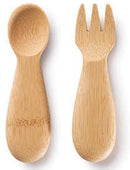 bambu kids Babys Gabel & Löffel Besteck aus Bambus-1