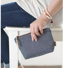 Bambu Travel Pouch Kosmetiktasche Blue-Stripe-1