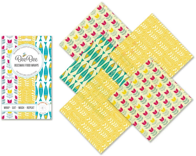 BeeBee Bienenwachstücher Teeny Pack 5er-Set - 0