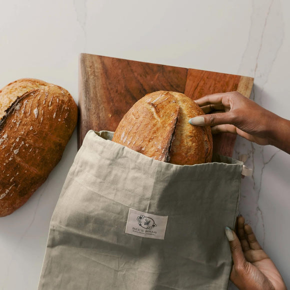Bees Wrap Artisan Brottasche Natur-Bakery Lane gefüttert