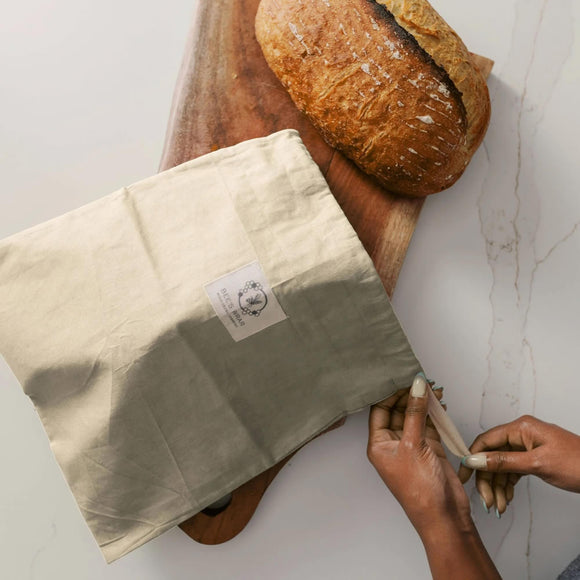 Bees Wrap Artisan Brottasche Natur-Bakery Lane gefüttert