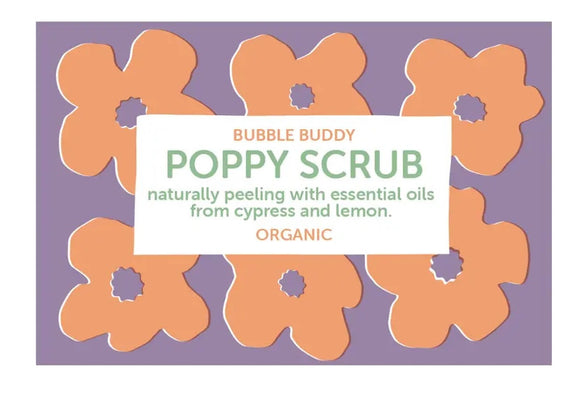 Bubble Buddy Mohn-Peeling-Seife Poppy Scrub Organic 100g